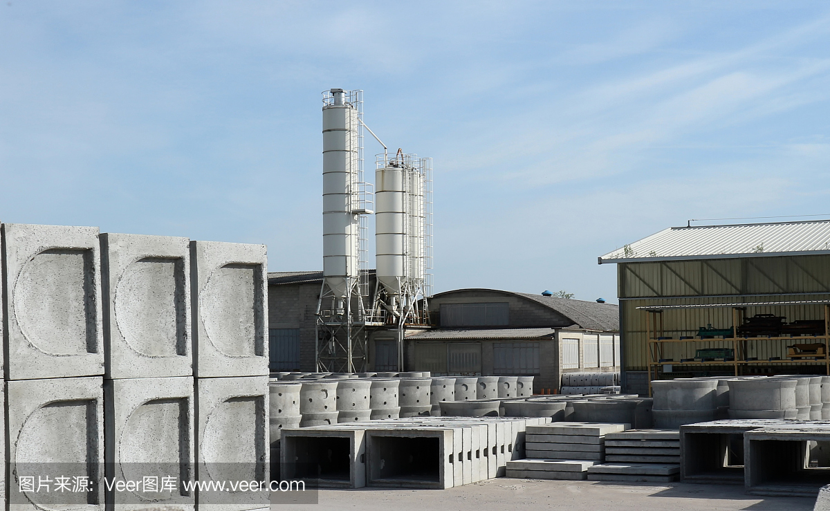 工厂预制混凝土产品,用于建筑,基础设施和各种用途